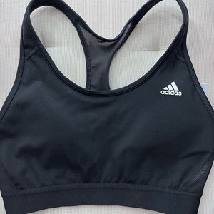 Adidas black sports bra
